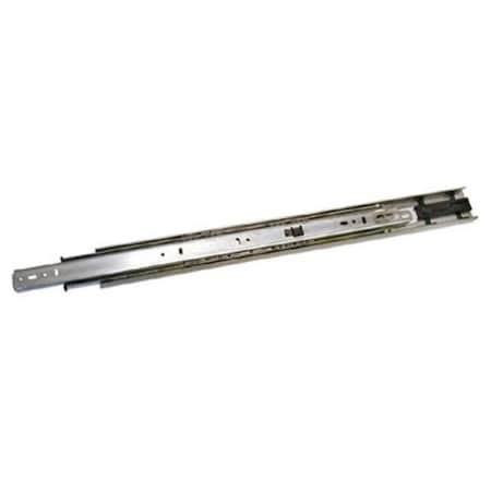 Knape & Vogt Knape & Vogt Kv8419 B22 22 In. Self-Closing Full Extension With Overtravel Drawer Slide - Anochrome KV8419 B22